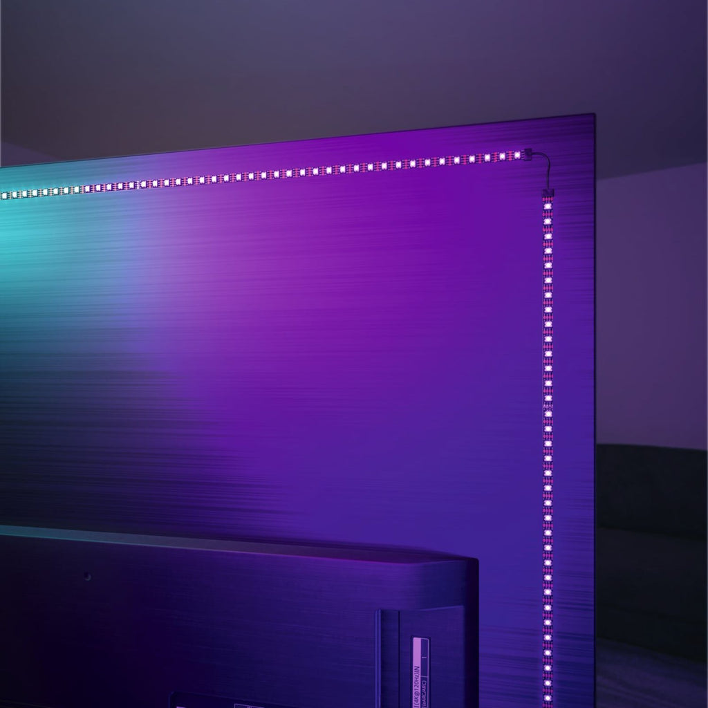 LED-stripe RGB TV-sett 65 tommer USB dimbar 4W - Paulmann detalj av LED-stripen