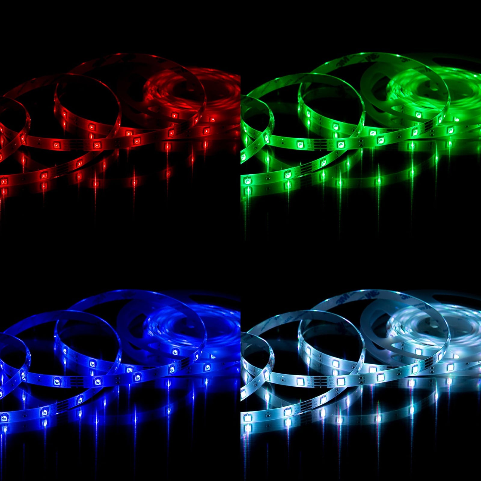 Detalj av LED-stripe RGB WiFi 500 cm med fjernkontroll dimbar - Briloner