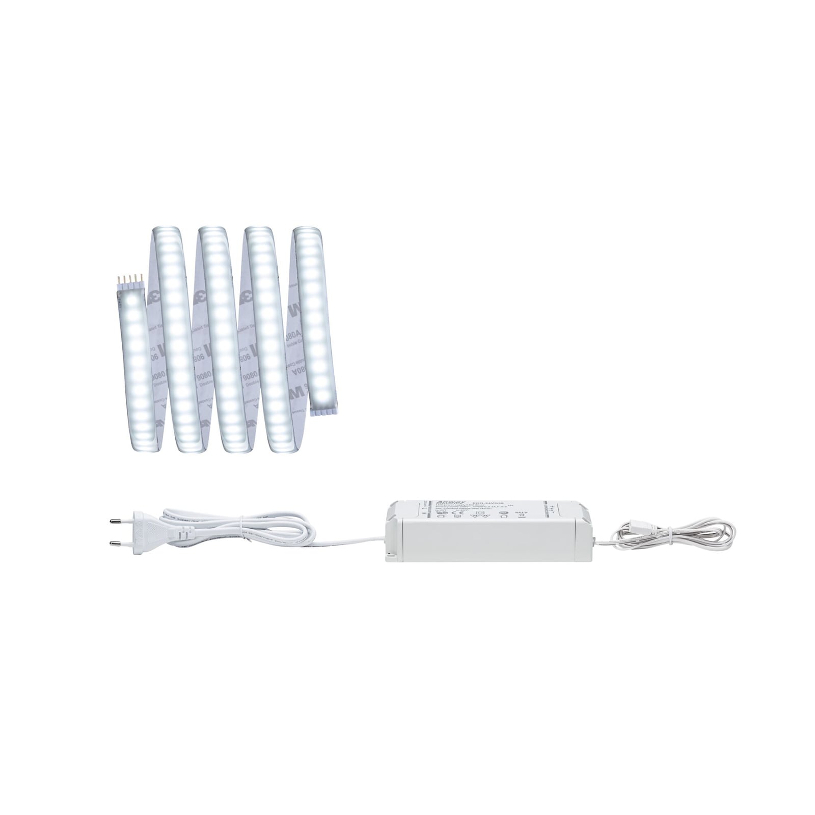 LED-stripe sett MaxLED 1000 IP44 dagslys 18W 1,5m front