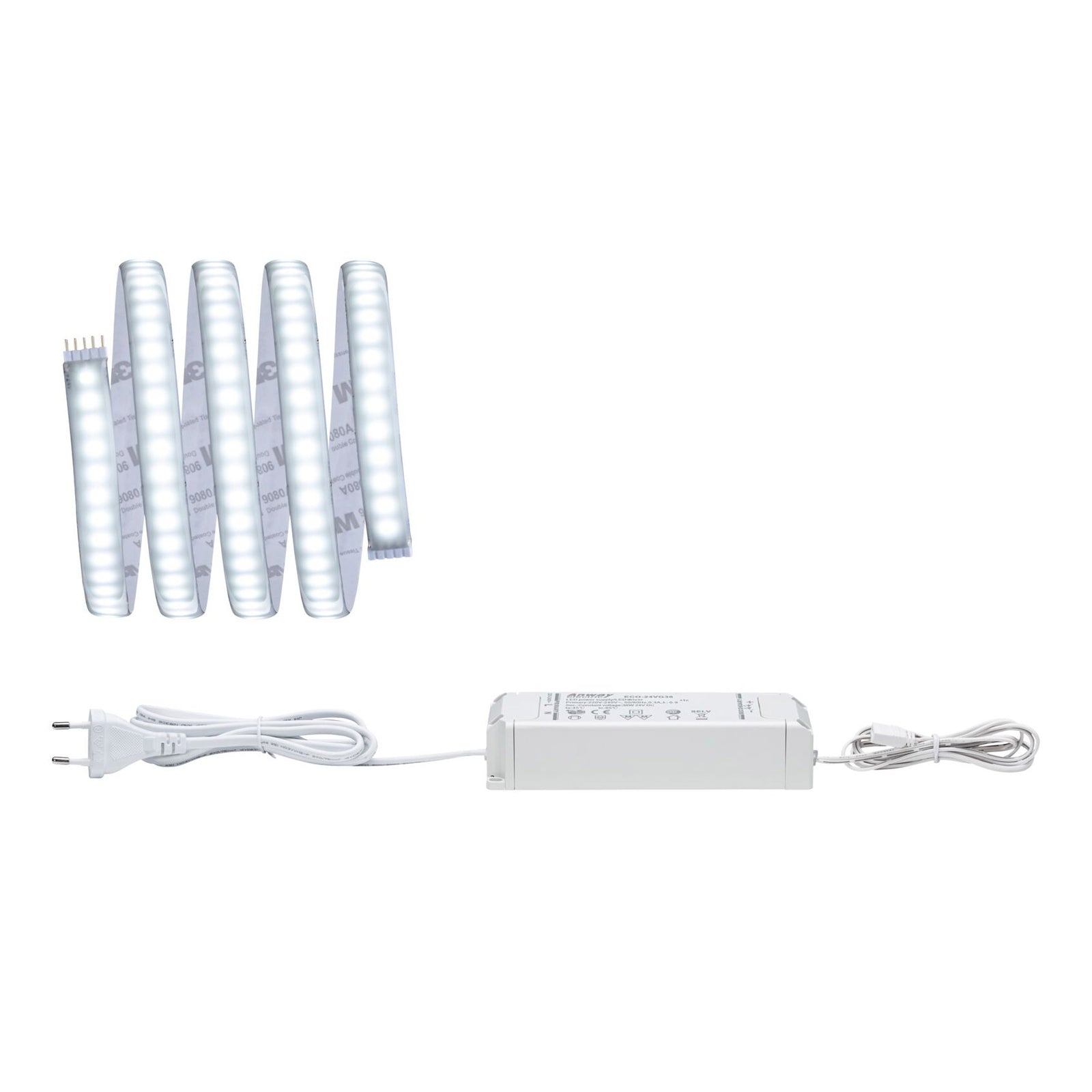 LED-stripe sett MaxLED 1000 IP44 dagslys 18W 1,5m montert