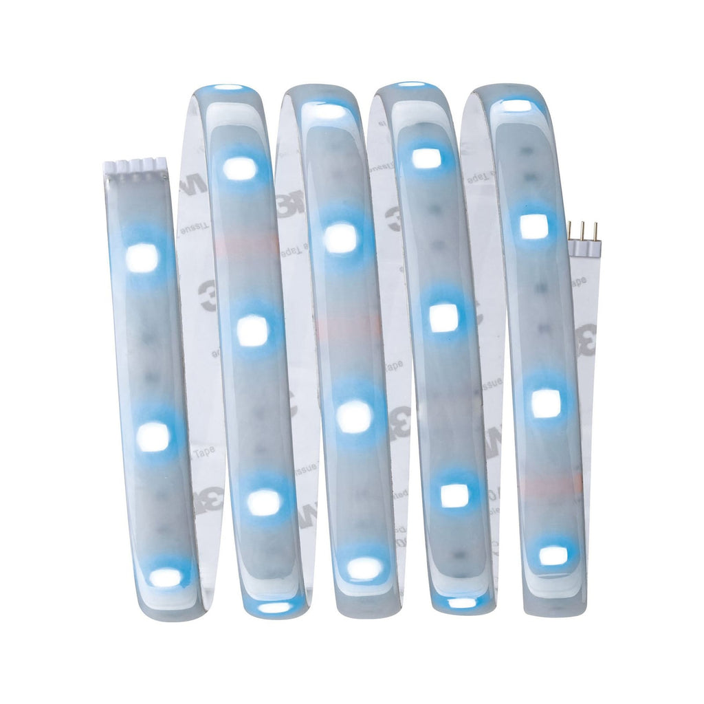 LED-stripe sett MaxLED 250 IP44 RGBW dimbar 1,5m montert i rom