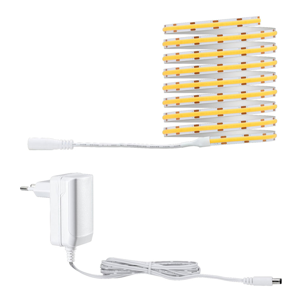 LED-stripe SimpLED COB sett 3 m varmhvit 11W 3000K komplett sett med strømforsyning
