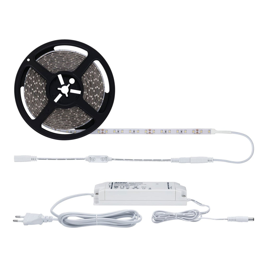 LED-stripe SimpLED dimbar nøytralhvit 4000K 500 cm 50W Paulmann nærbilde av lys