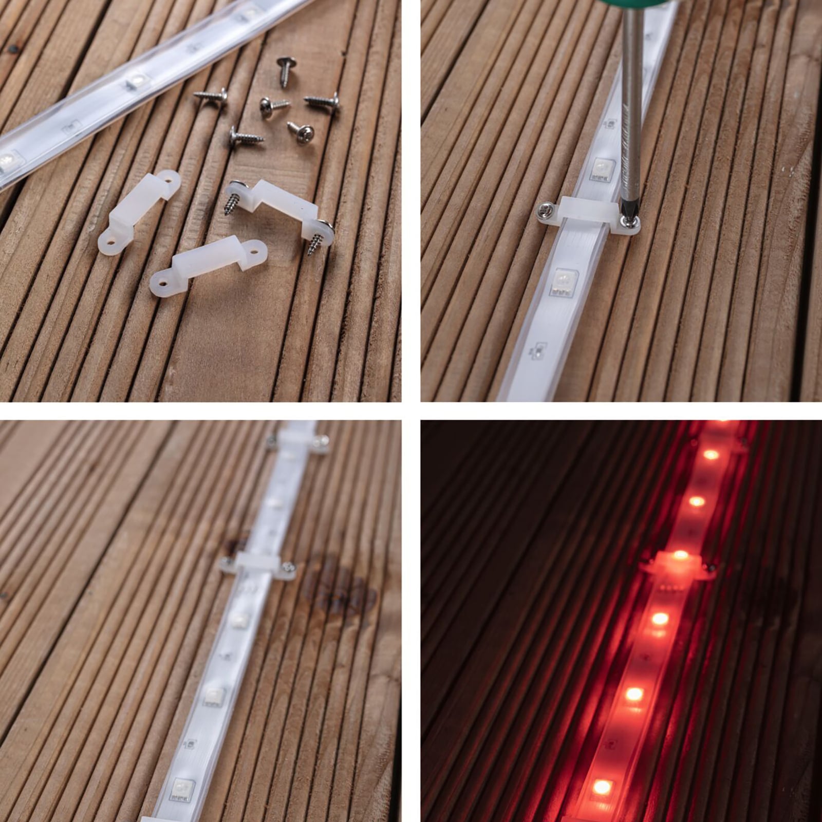 Detalj av fjernkontroll til LED-stripe SimpLED Outdoor RGB