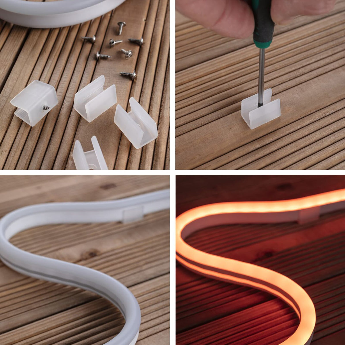 Nærbilde av LED-stripe SimpLED Outdoor RGB homogen 3m dimbar IP44
