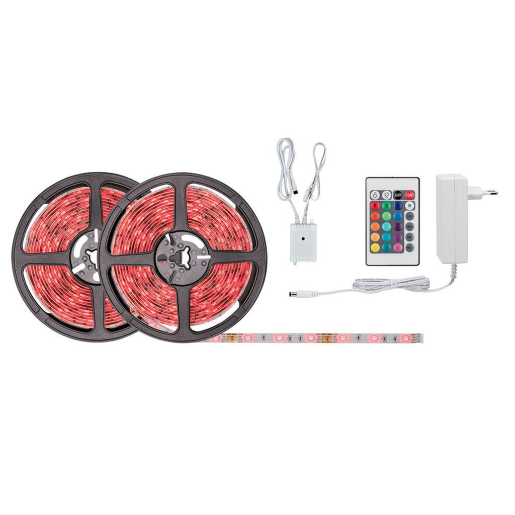 Fjernkontroll til LED-stripe SimpLED sett RGB 10 m 28W med fjernkontroll IP44