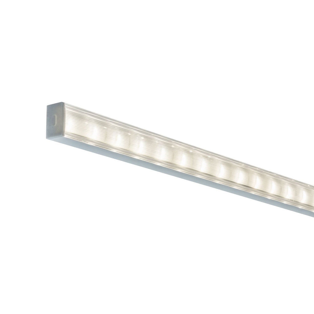 LED-stripe Square påbyggingsprofil aluminium 100 cm forfra