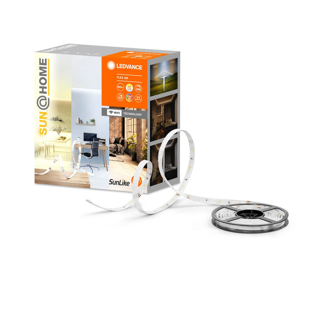 LED-stripe SUN@Home Flex CCT dimbar 3m CRI 95 WiFi montert