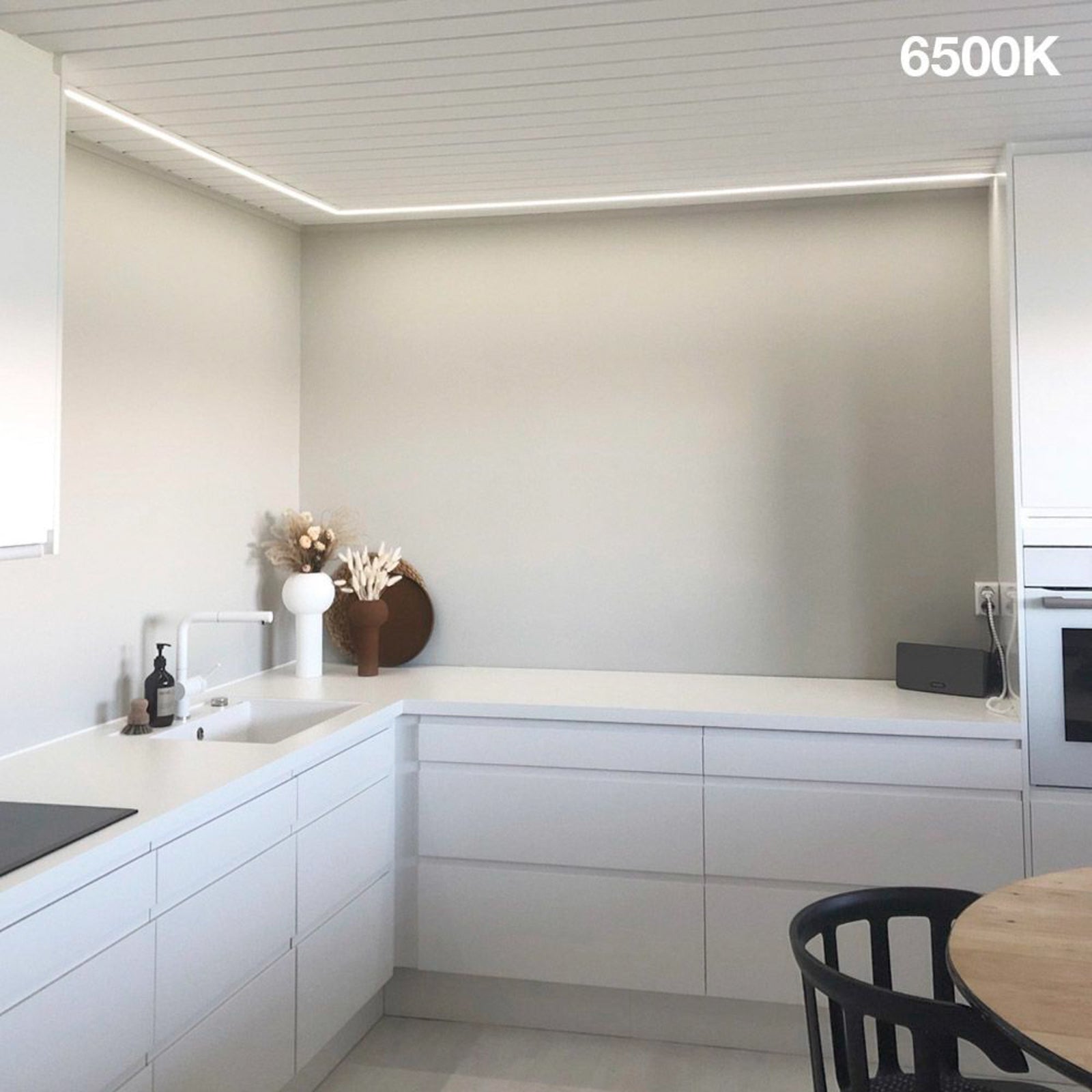 LED-stripe Tunable White 10m 125W 2700-6500K dimbar montert