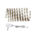LED-stripe YourLED basissett 3m varmhvit 3000K hvit forfra