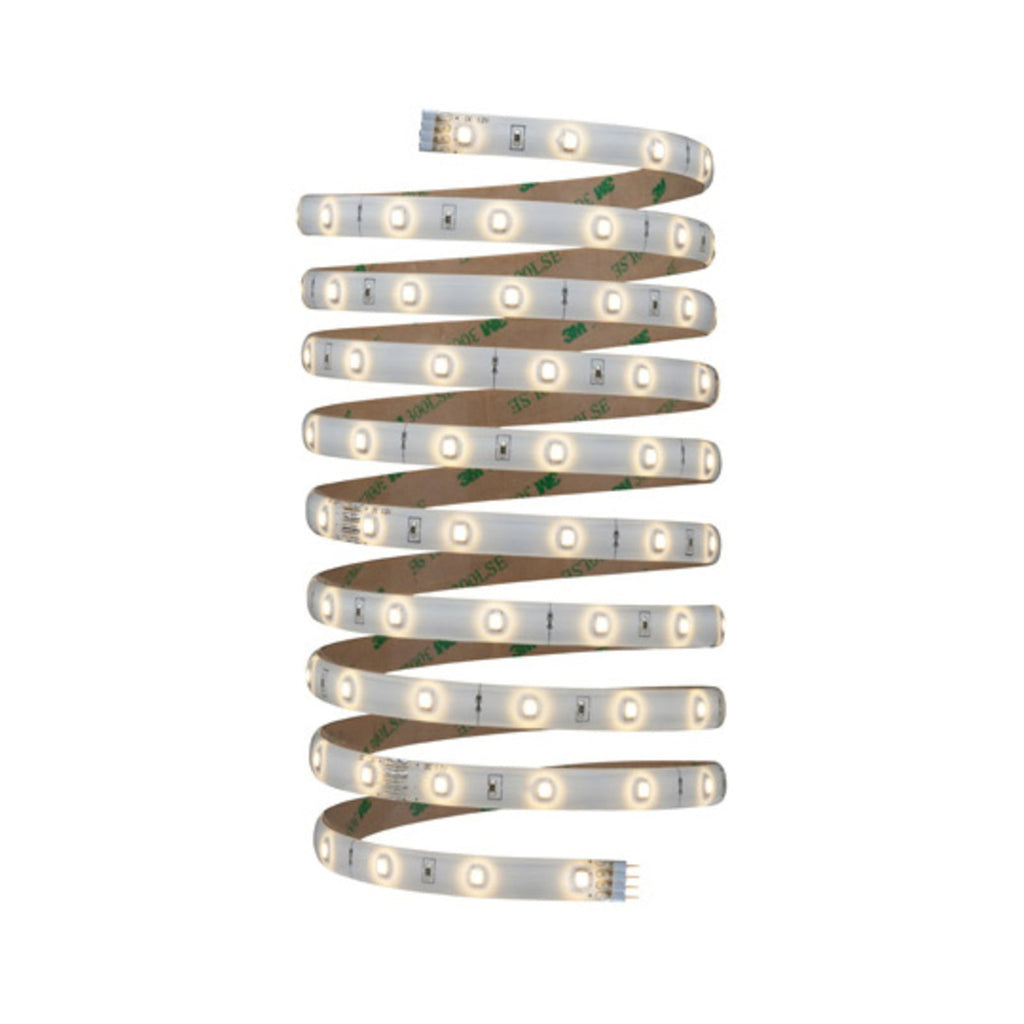 LED-stripe YourLED basissett 3m varmhvit 3000K hvit bakside