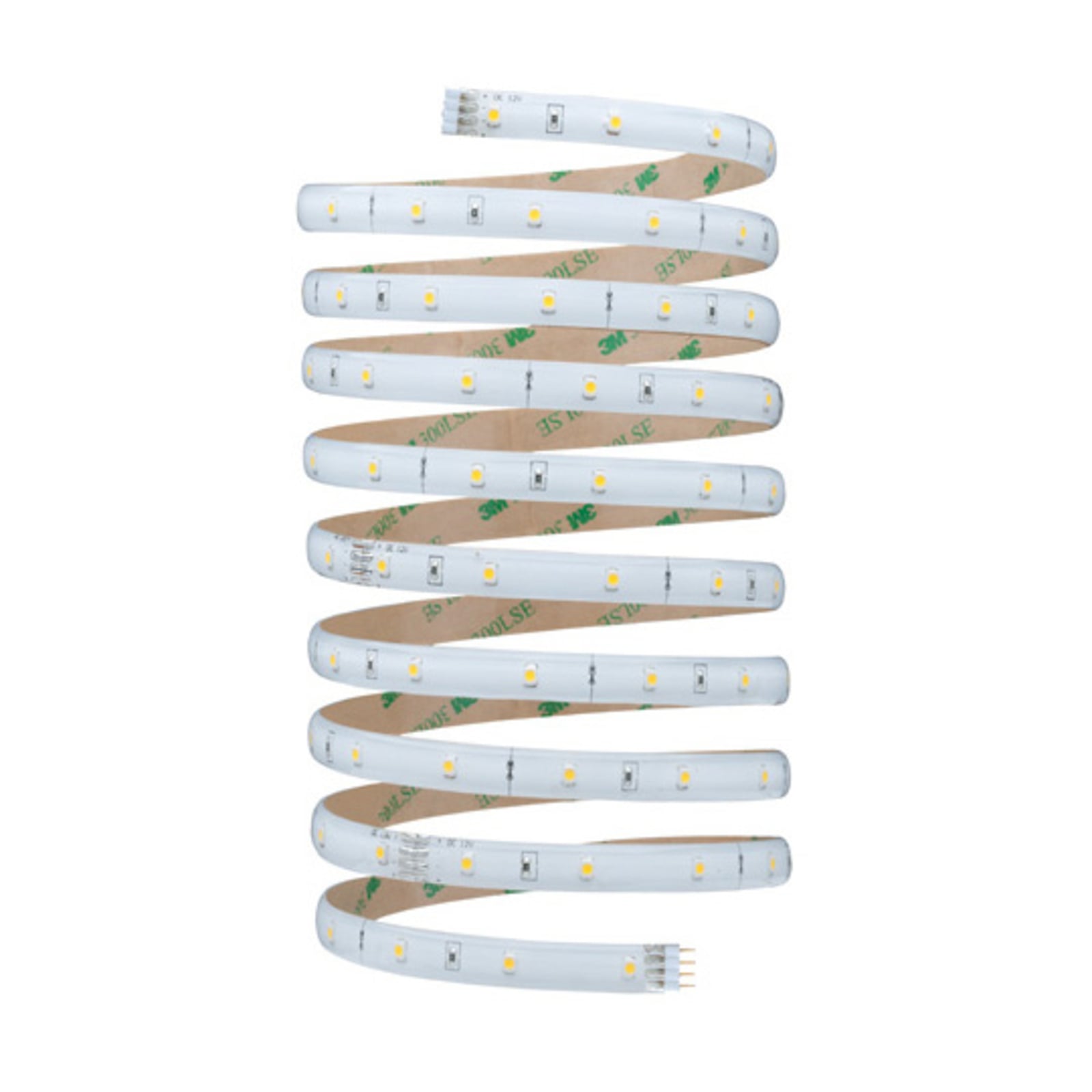 LED-stripe YourLED basissett 3m varmhvit 3000K hvit nærbilde