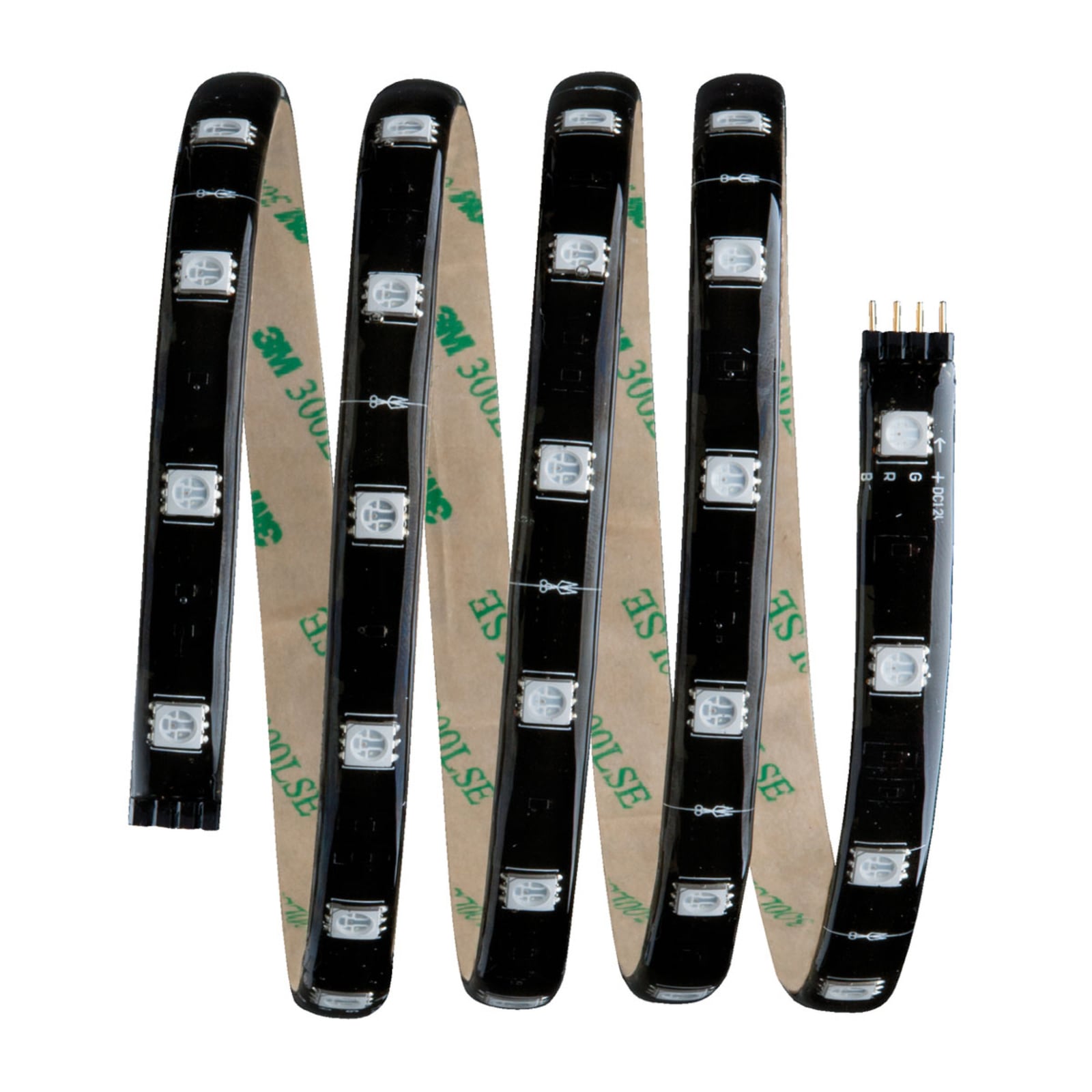 LED-stripe YourLED basissett RGB 1,5 m med fjernkontroll bakside