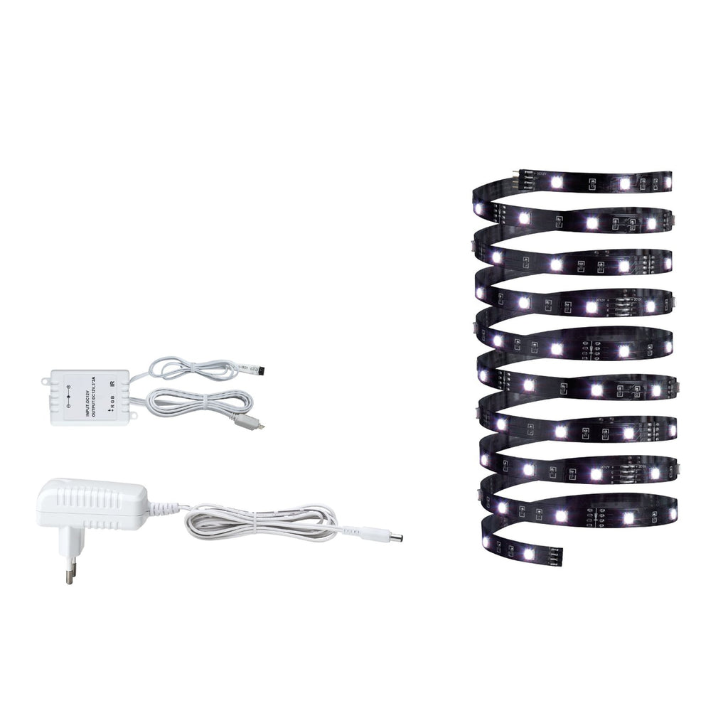 LED-stripe YourLED ECO RGB dimbar 300 cm svart fjernkontroll