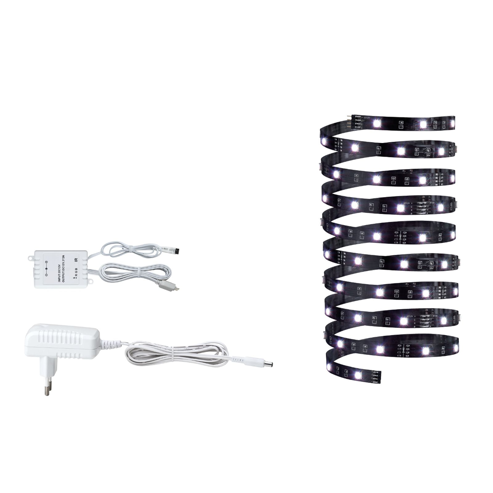 LED-stripe YourLED ECO RGB dimbar 300 cm svart fjernkontroll