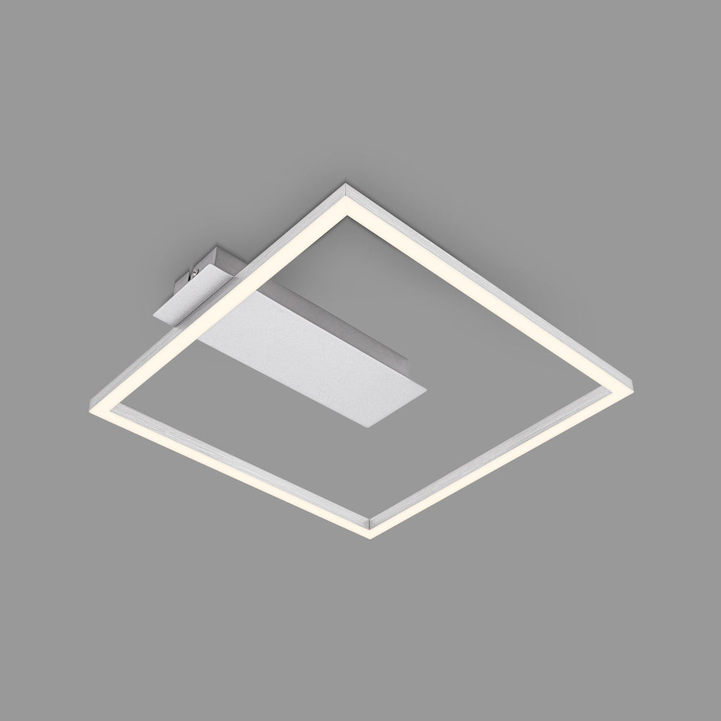 LED taklampe 3771 rammeform aluminium montert i rom