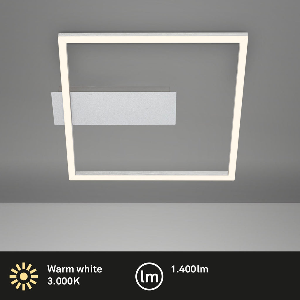 LED taklampe 3771 rammeform aluminium nærbilde