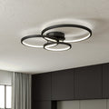 LED taklampe Aaron smart antrasitt RGB CCT dimbar 36W forfra
