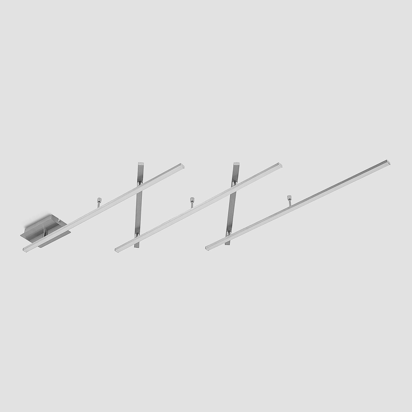 LED taklampe Acia dimbar nikkel 250 cm 25W lysdetalj