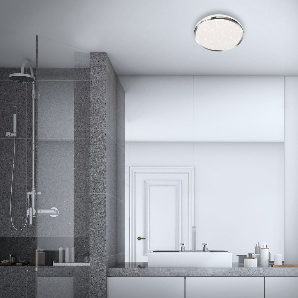 LED taklampe Acorus stjerndekor bakside