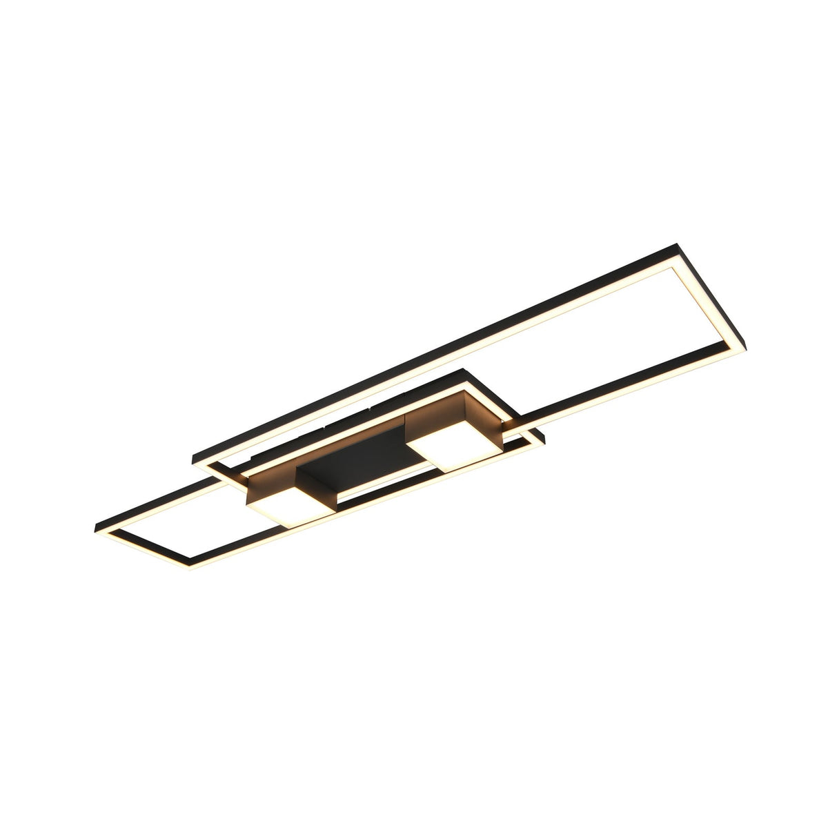 LED taklampe Albany dimbar CCT svart aluminium forfra