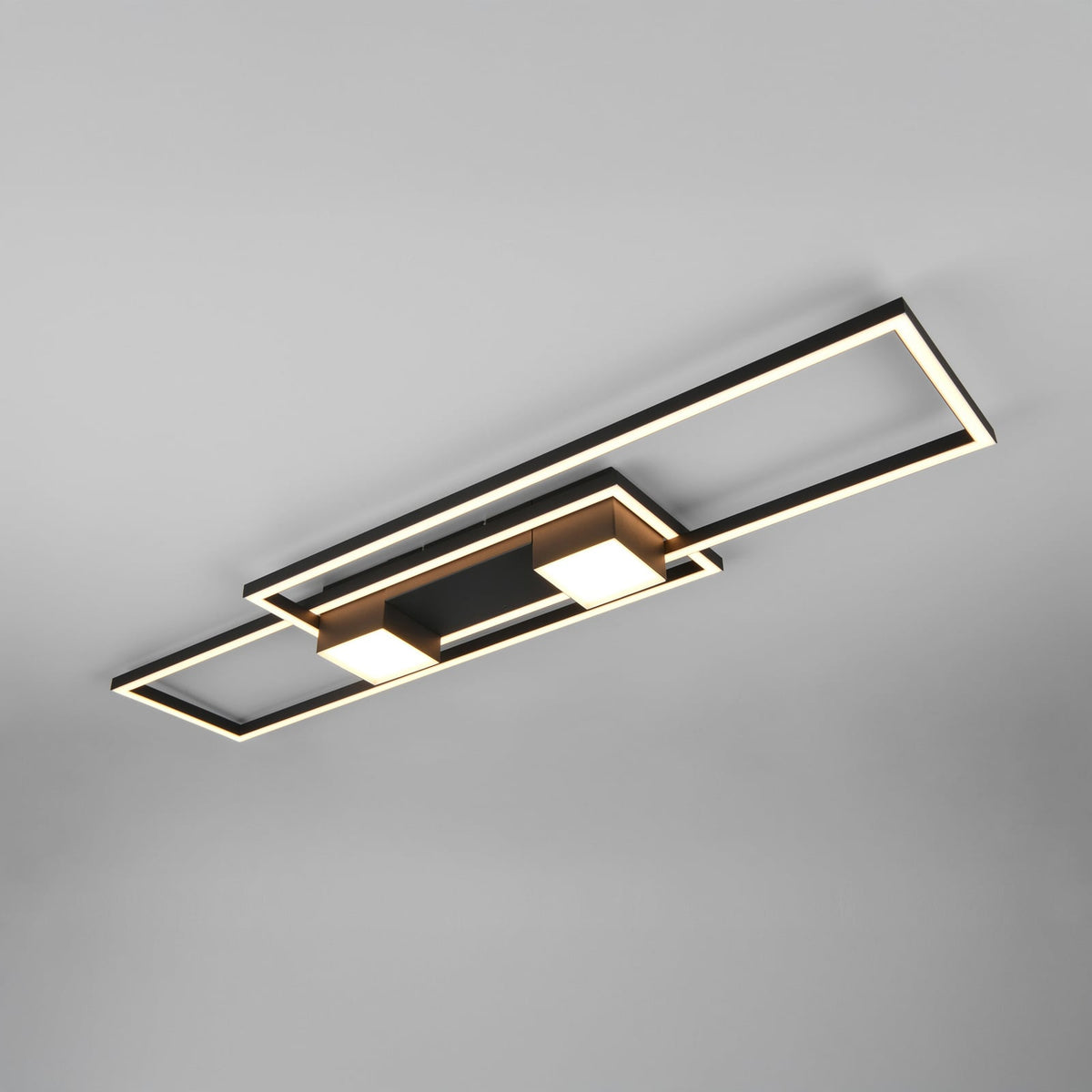LED taklampe Albany dimbar CCT svart aluminium bakside
