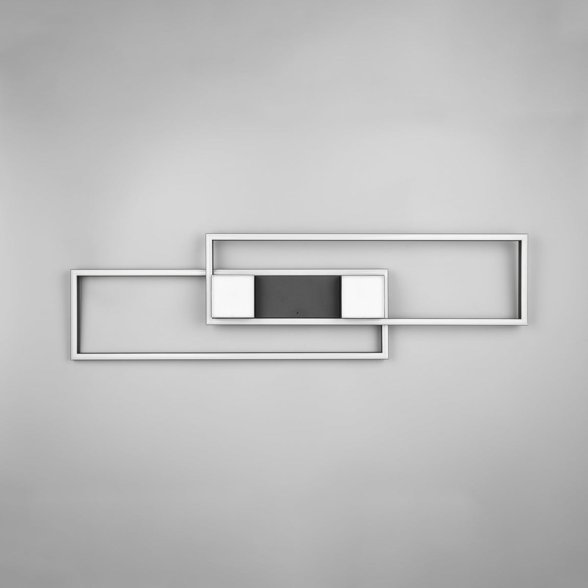 LED taklampe Albany dimbar CCT svart aluminium montert i rom
