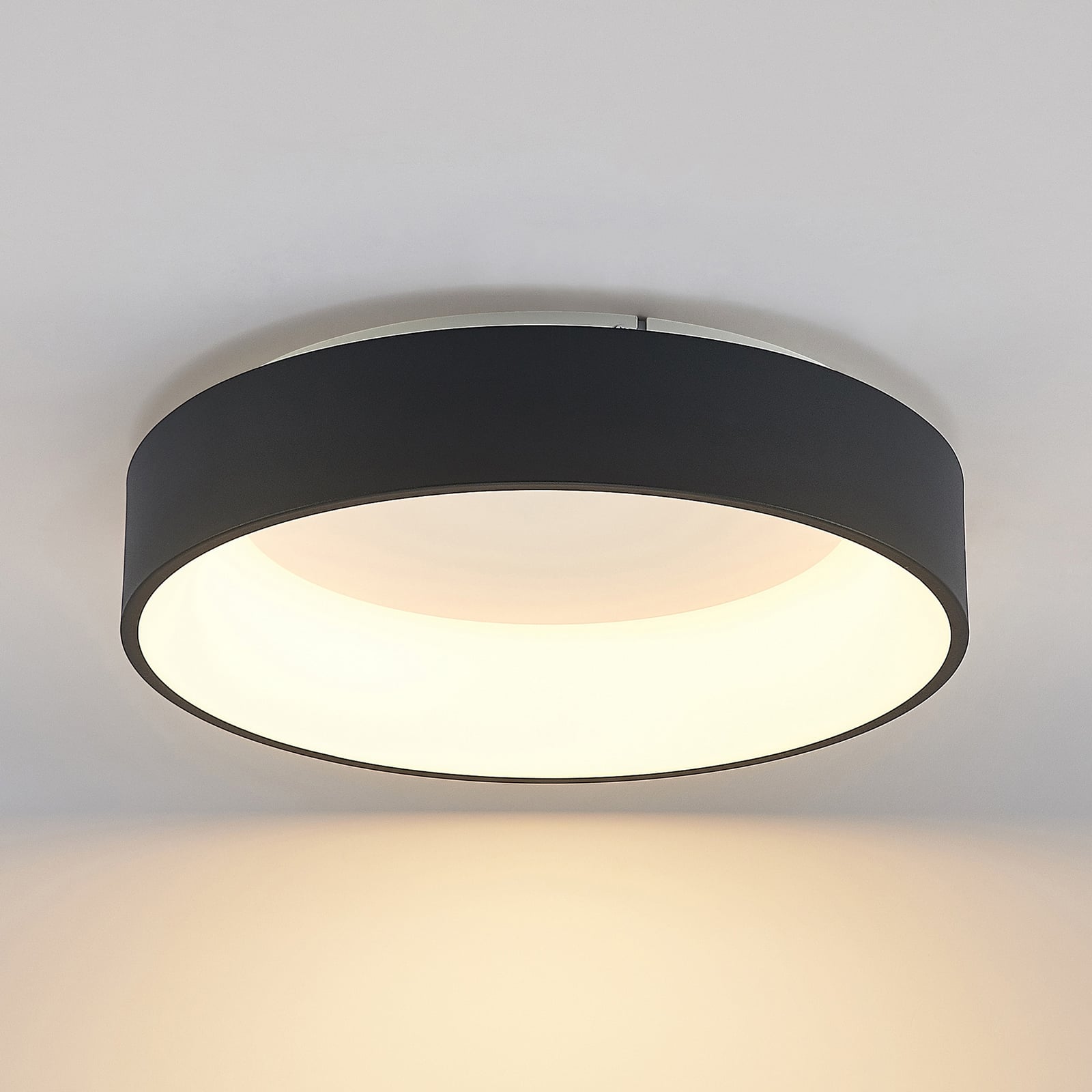 LED taklampe Aleksi dimbar svart CCT Ø45 cm 27W - Arcchio