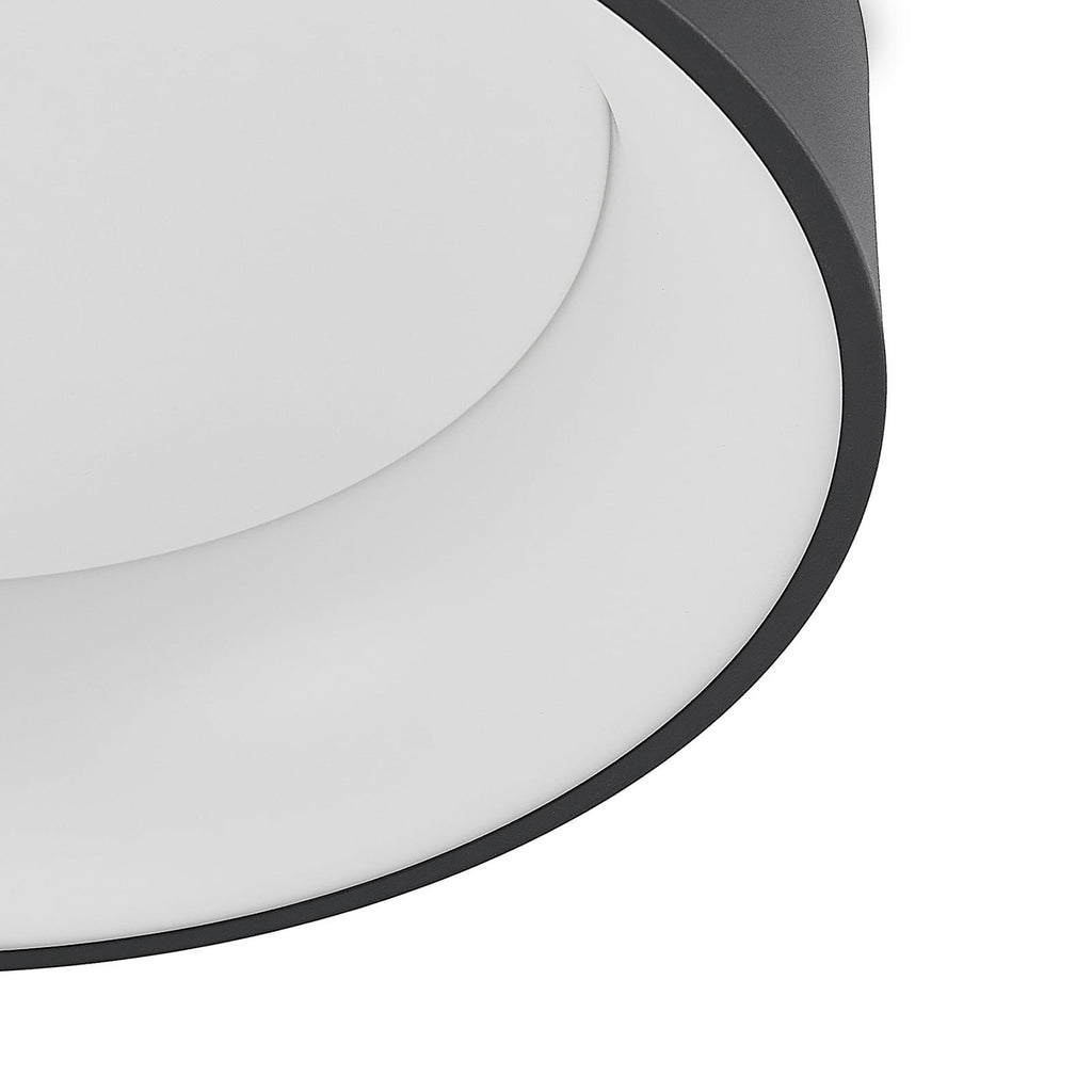 LED taklampe Aleksi dimbar svart CCT Ø45 cm 27W - Arcchio