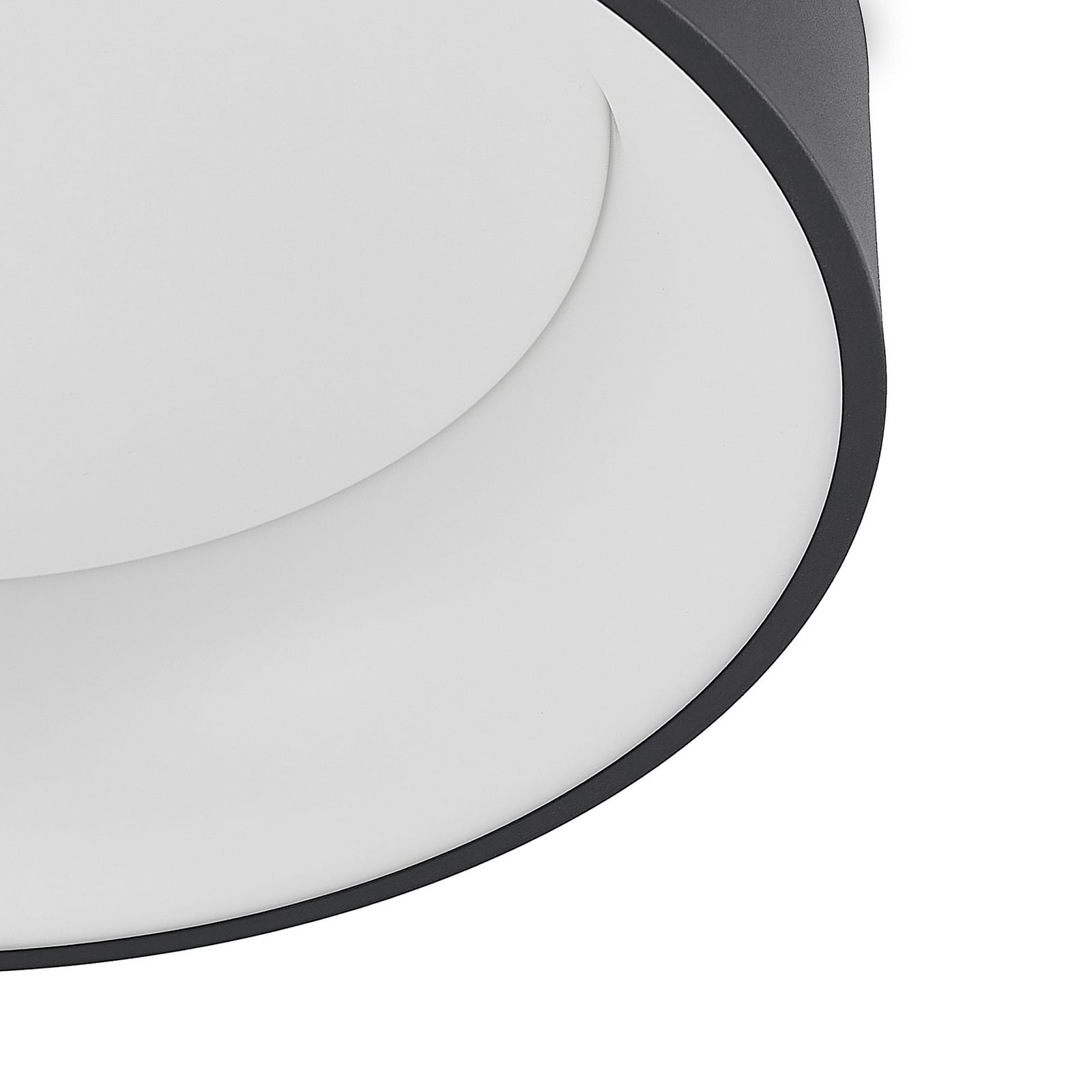 LED taklampe Aleksi dimbar svart CCT Ø45 cm 27W - Arcchio