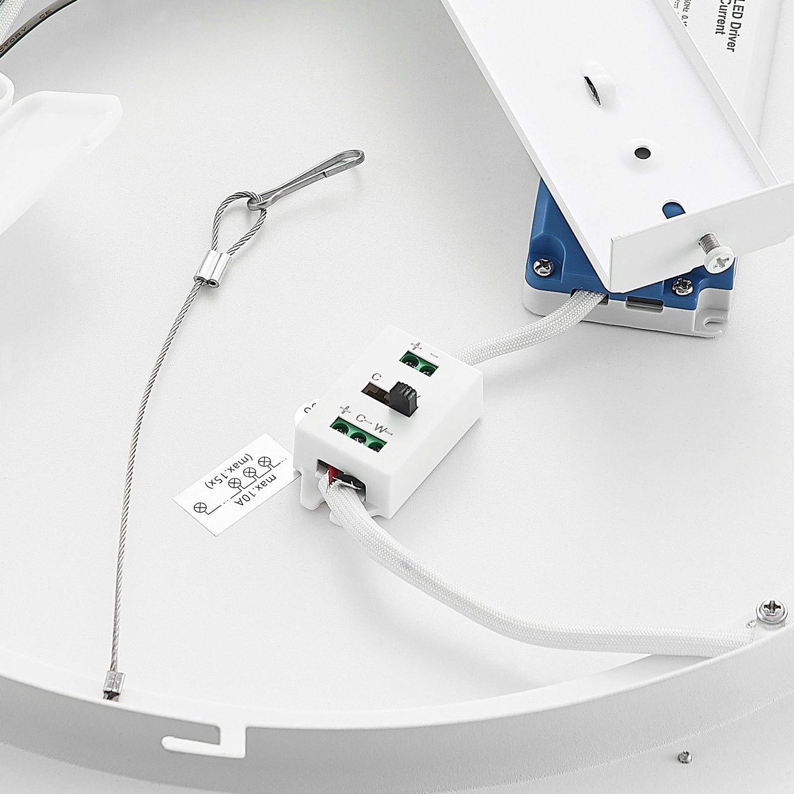 LED taklampe Aleksi dimbar svart CCT Ø45 cm 27W - Arcchio