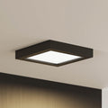 LED taklampe Alette dimbar CCT svart 22,7 cm forfra