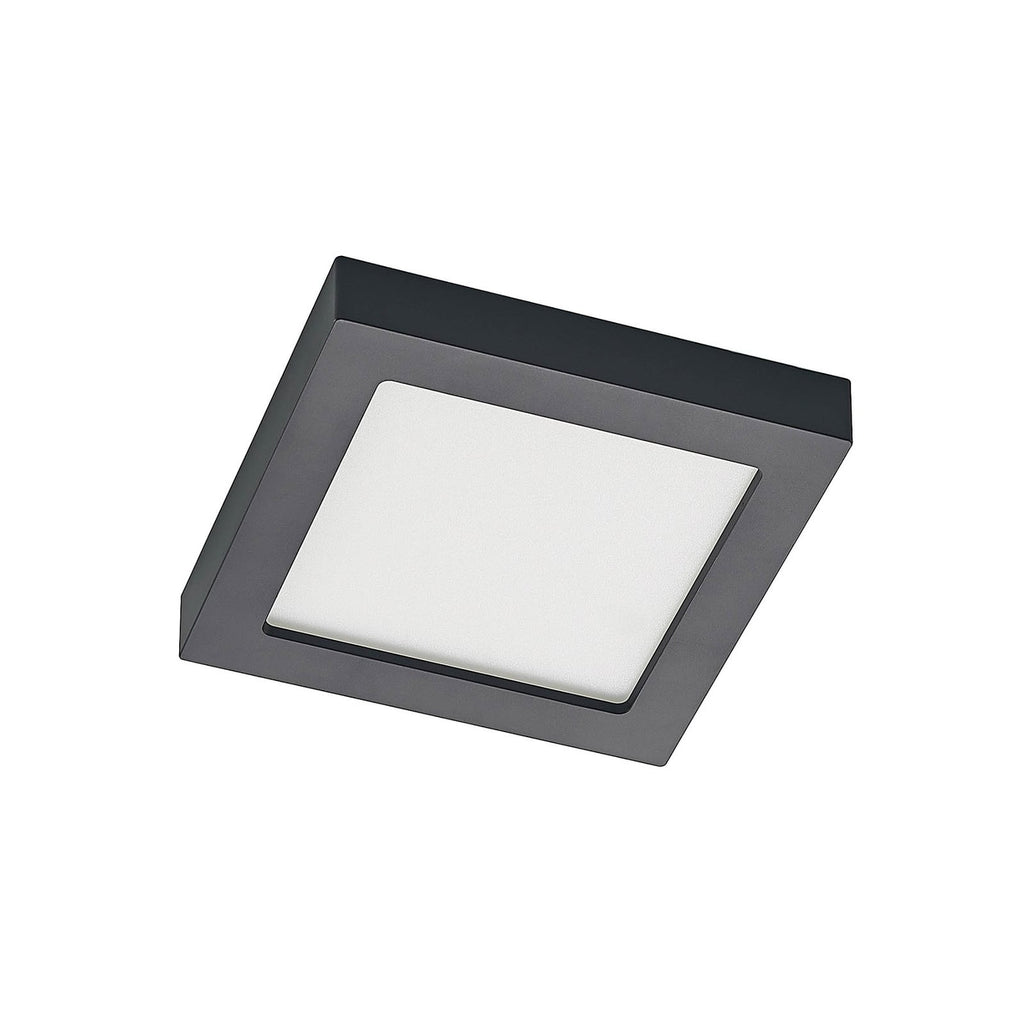 LED taklampe Alette dimbar CCT svart 22,7 cm lysdetalj