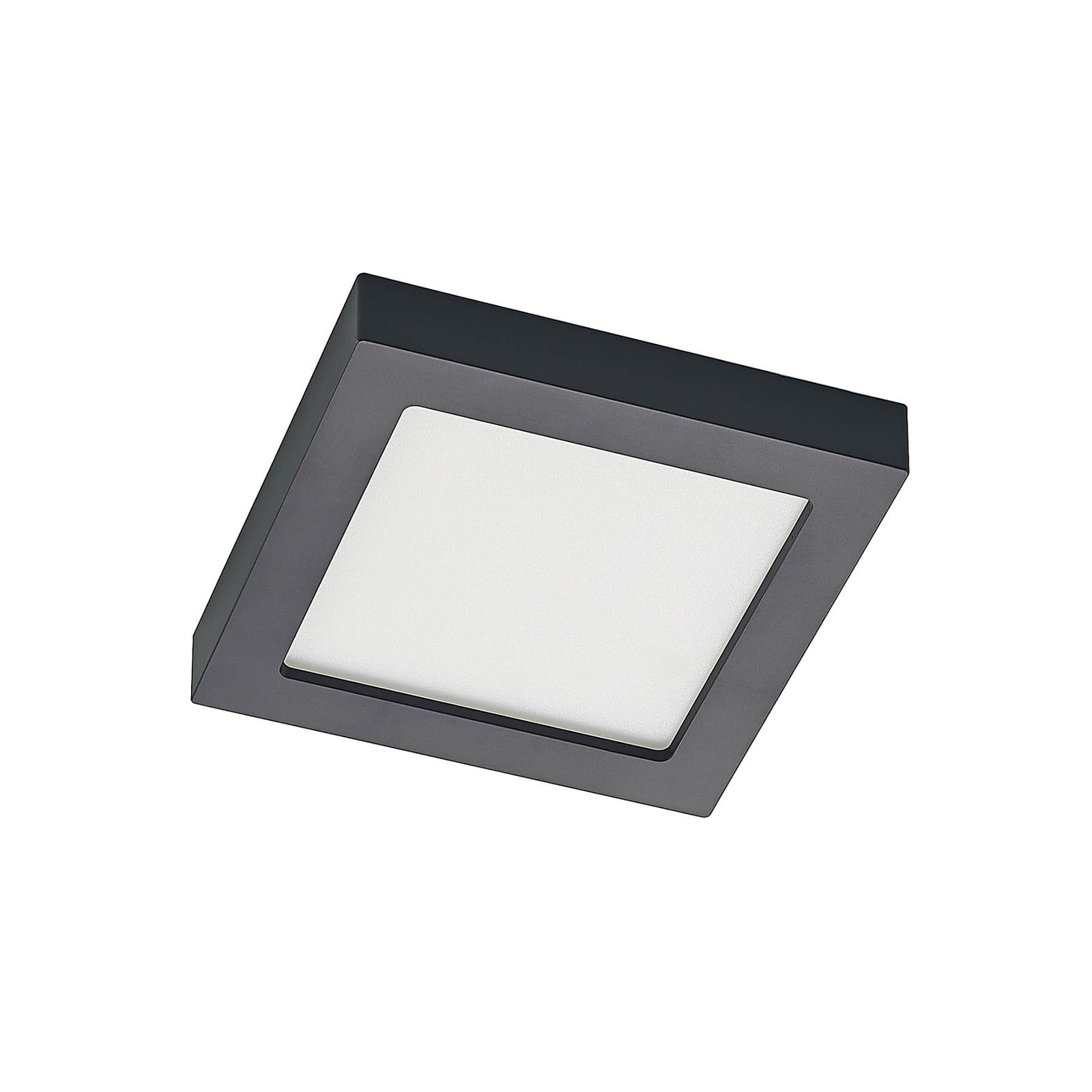 LED taklampe Alette dimbar CCT svart 22,7 cm lysdetalj
