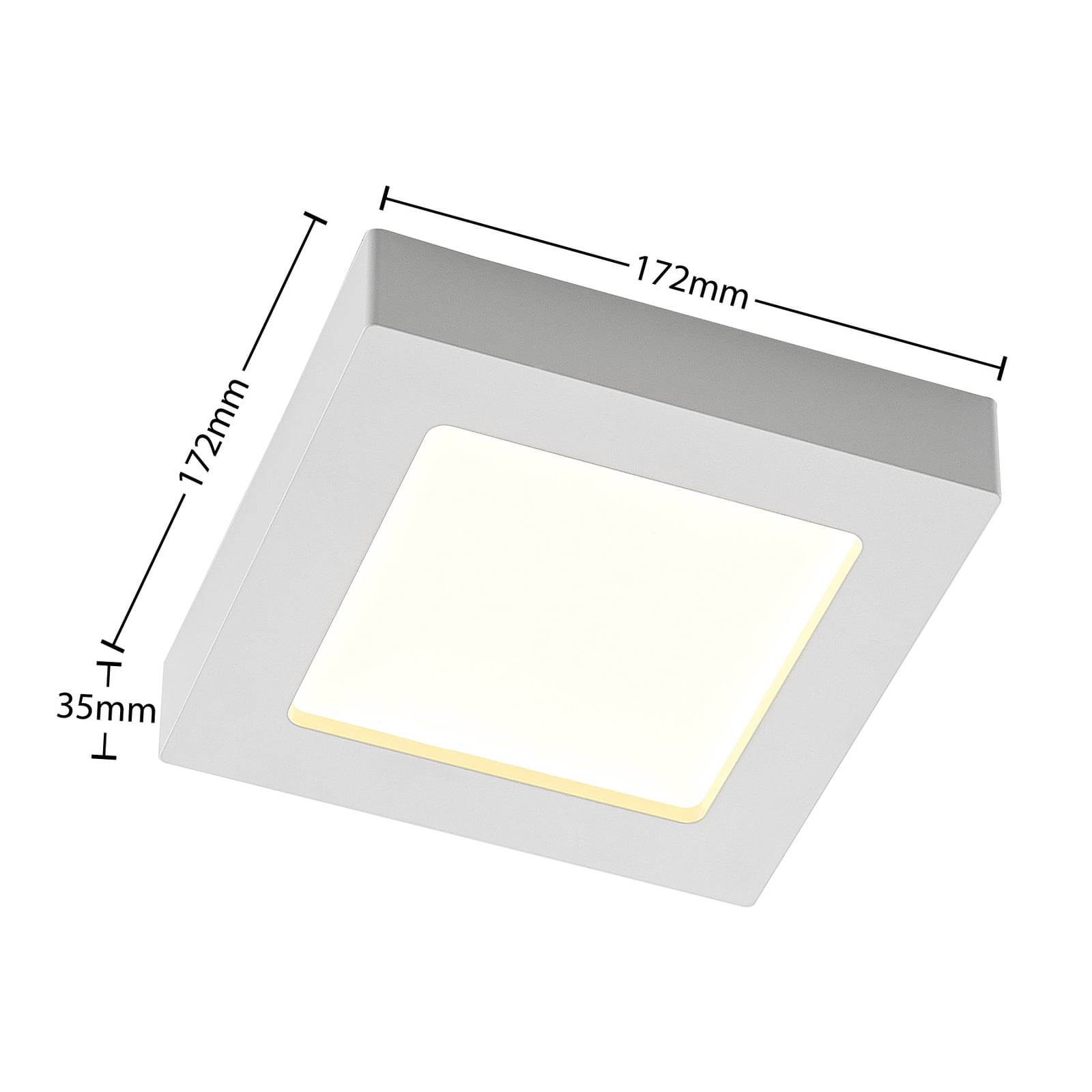 LED taklampe Alette dimbar hvit profilbilde
