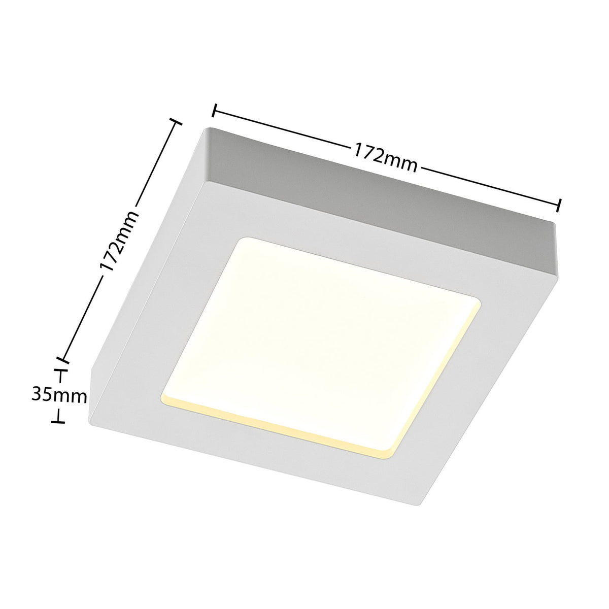 LED taklampe Alette dimbar hvit profilbilde
