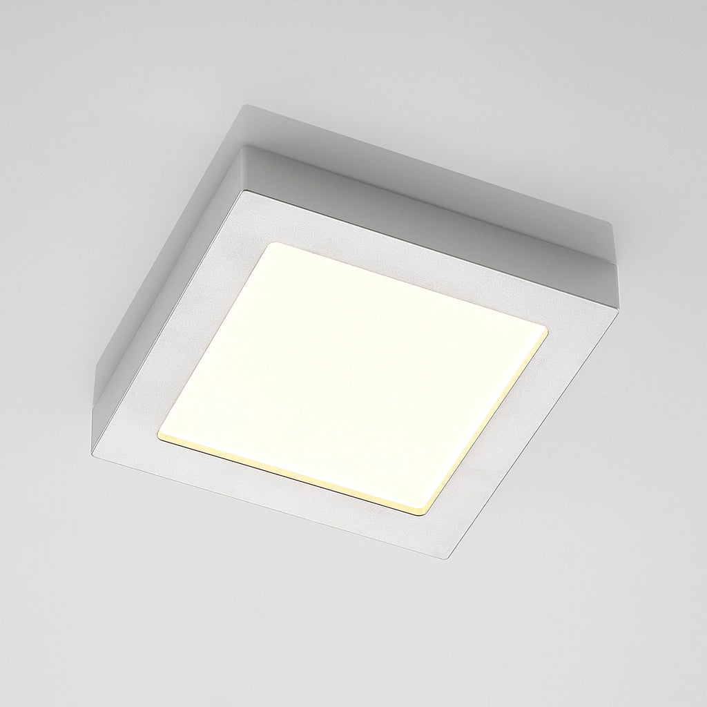 LED taklampe Alette dimbar sølv montert i tak