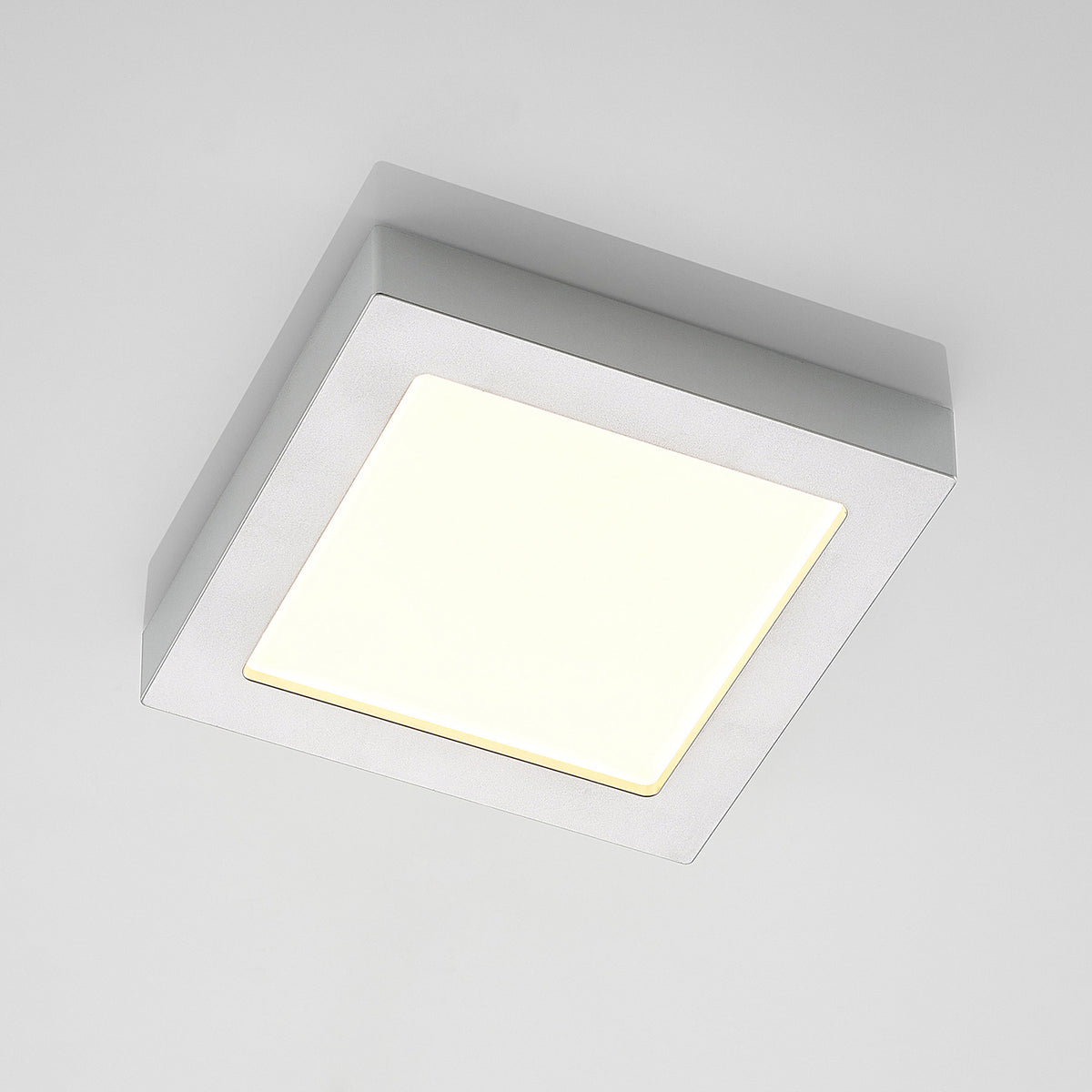 LED taklampe Alette dimbar sølv montert i tak