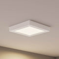 LED taklampe Alette hvit 22,7 cm 24W dimbar IP44 forfra