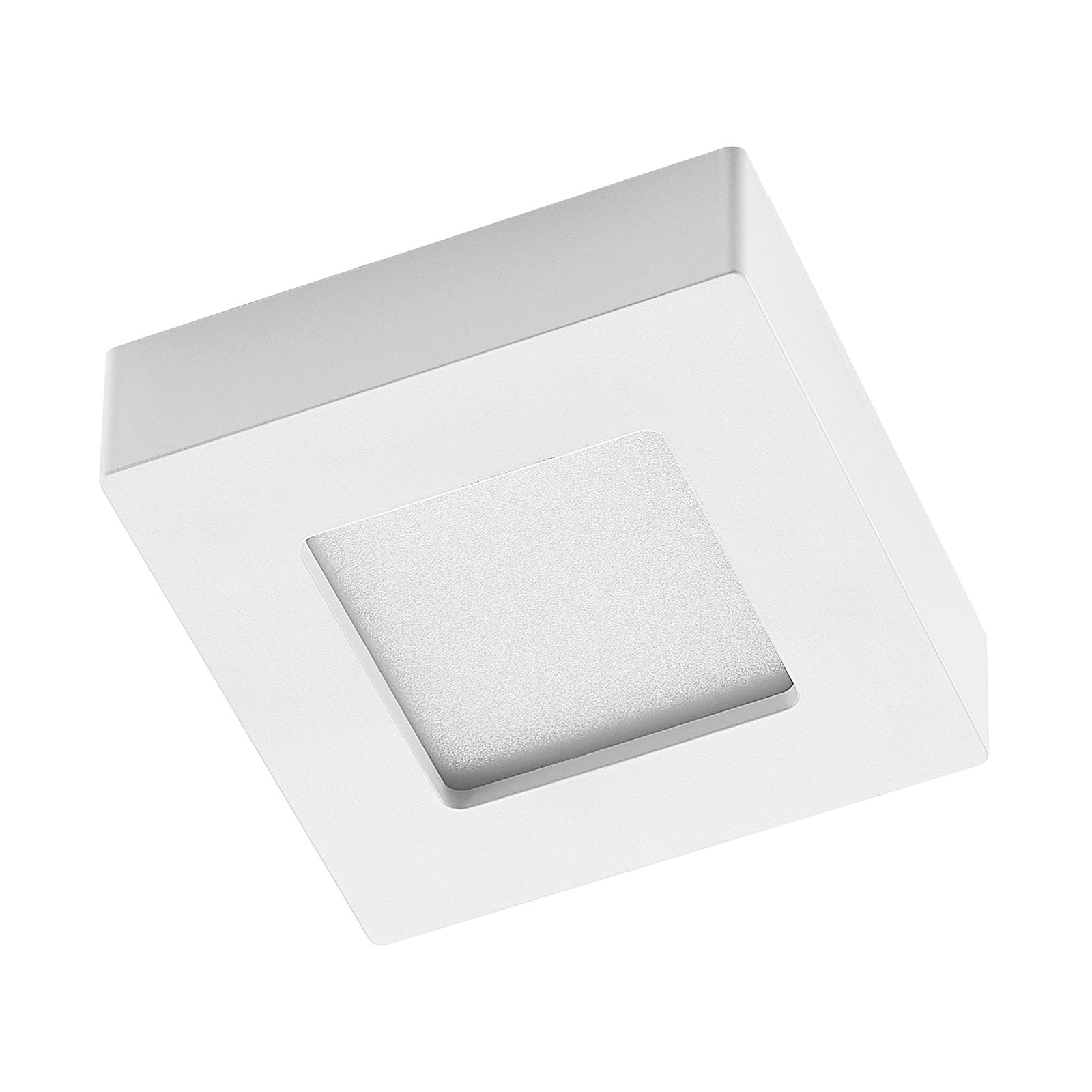 LED taklampe Alette hvit 12,2 cm dimbar IP44 nærbilde av DIP-bryter