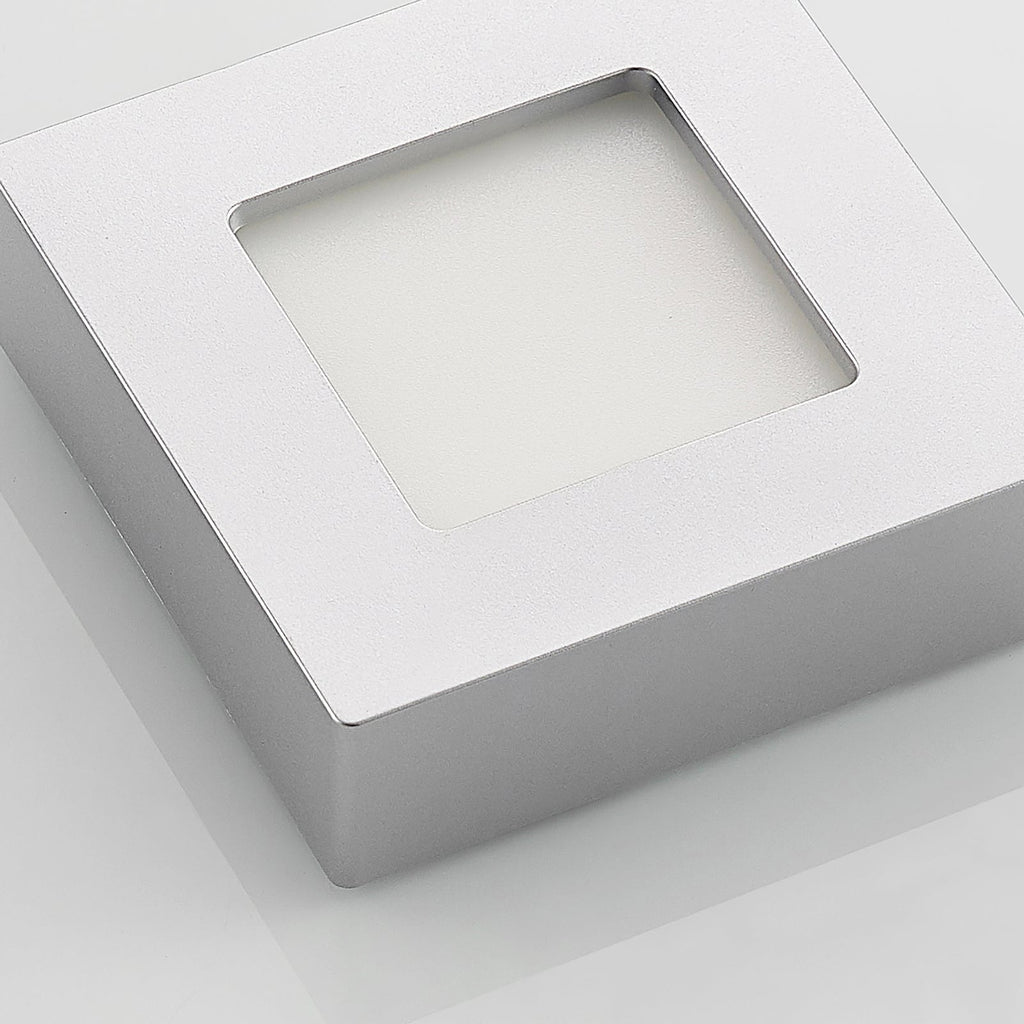 LED taklampe Alette sølv dimbar DIP-bryter