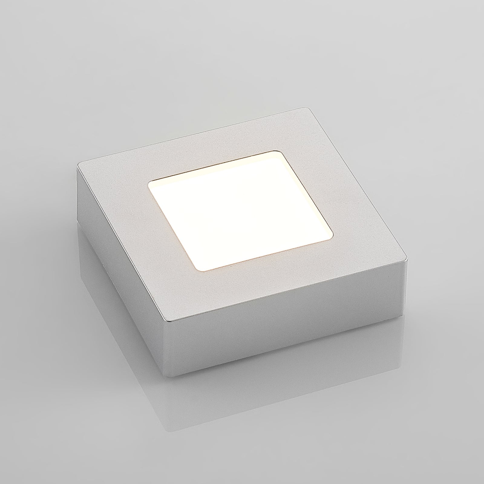 LED taklampe Alette sølv dimbar lysbilde
