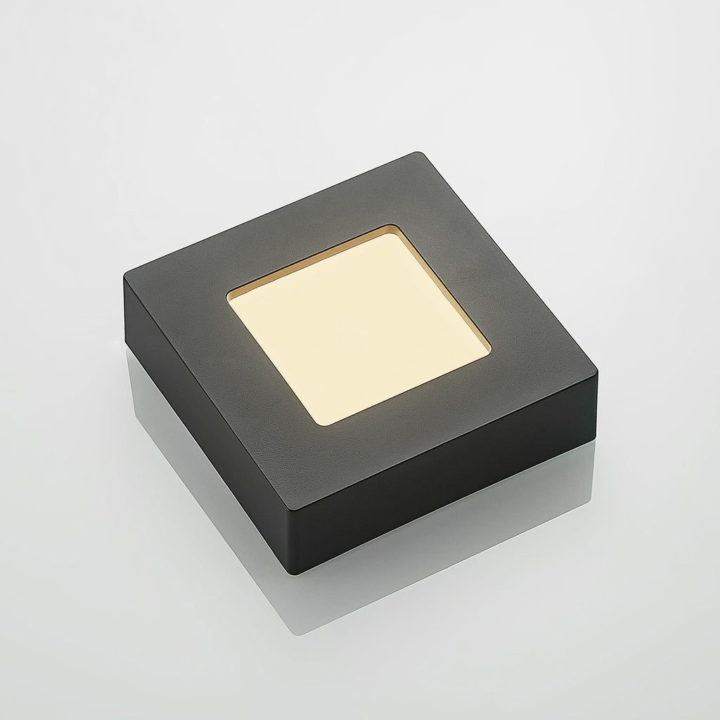 LED taklampe Alette svart CCT dimbar IP44 6W med LED-lyskilde