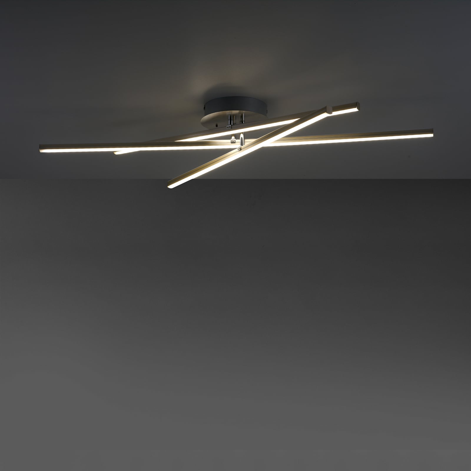 LED taklampe Alina CCT RGB dimbar med fjernkontroll 78 cm forfra