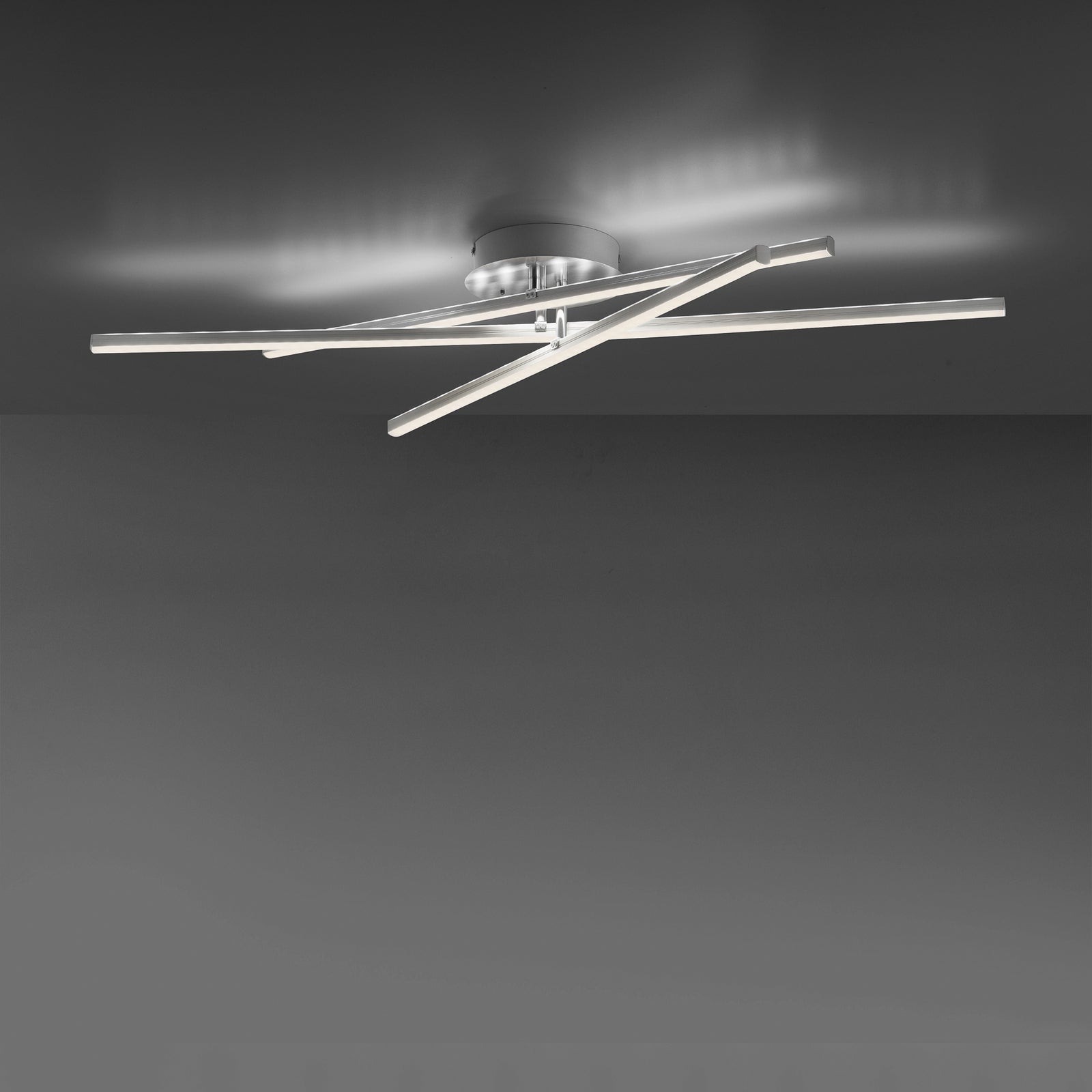 LED taklampe Alina CCT RGB dimbar med fjernkontroll 78 cm lysmodus visning