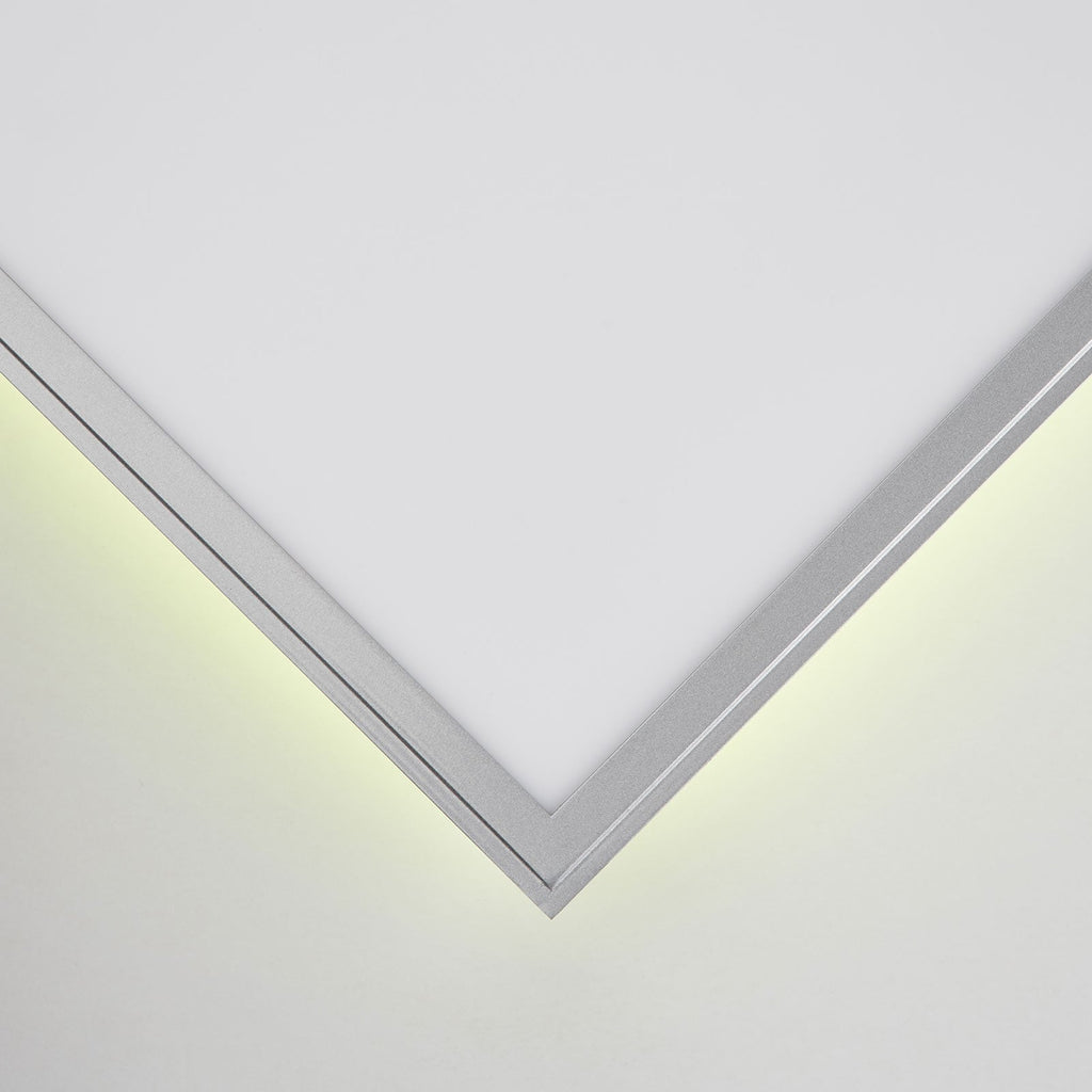 LED taklampe Alissa sølv RGB fjernkontroll nærbilde