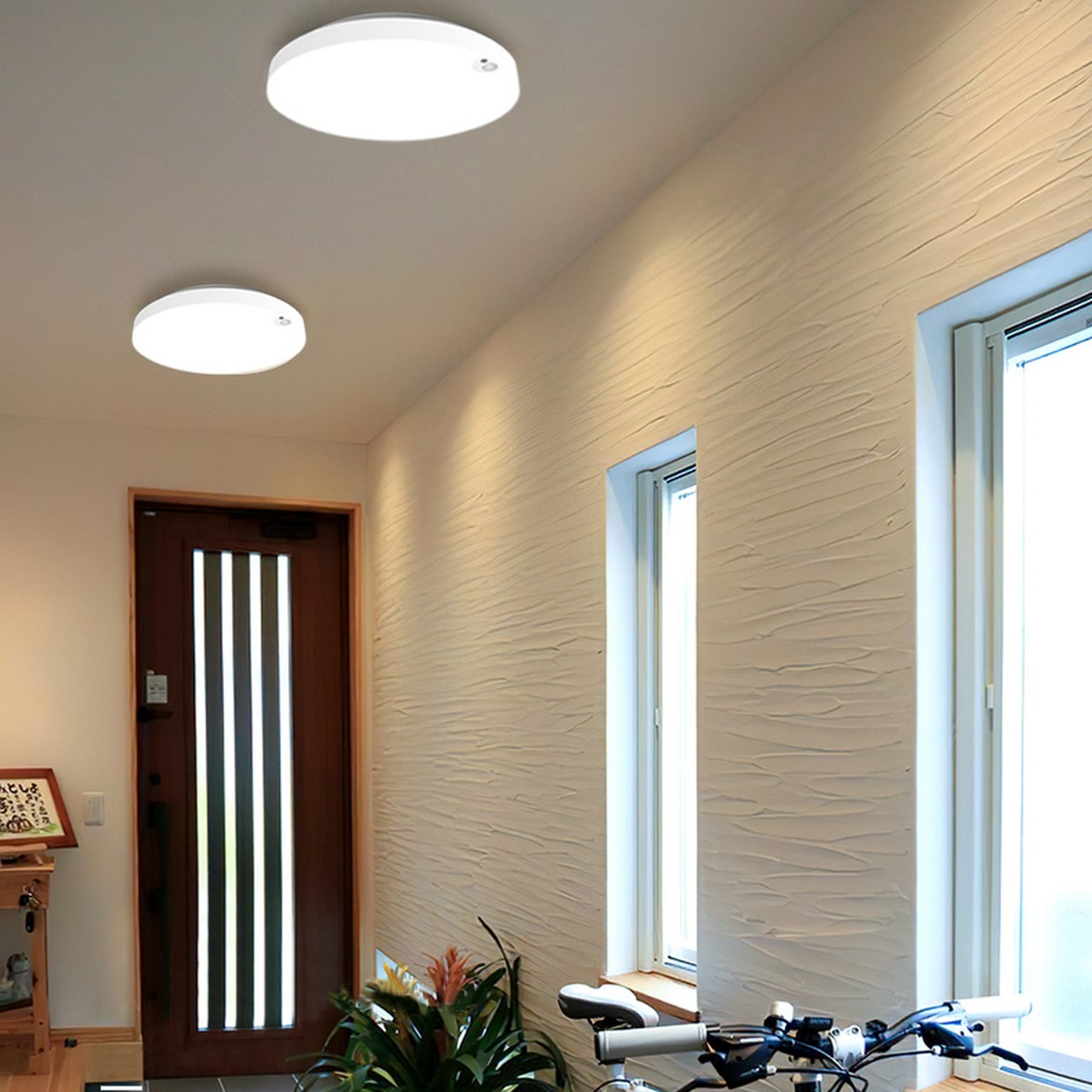LED taklampe Allrounder 2 med bevegelsessensor bakside
