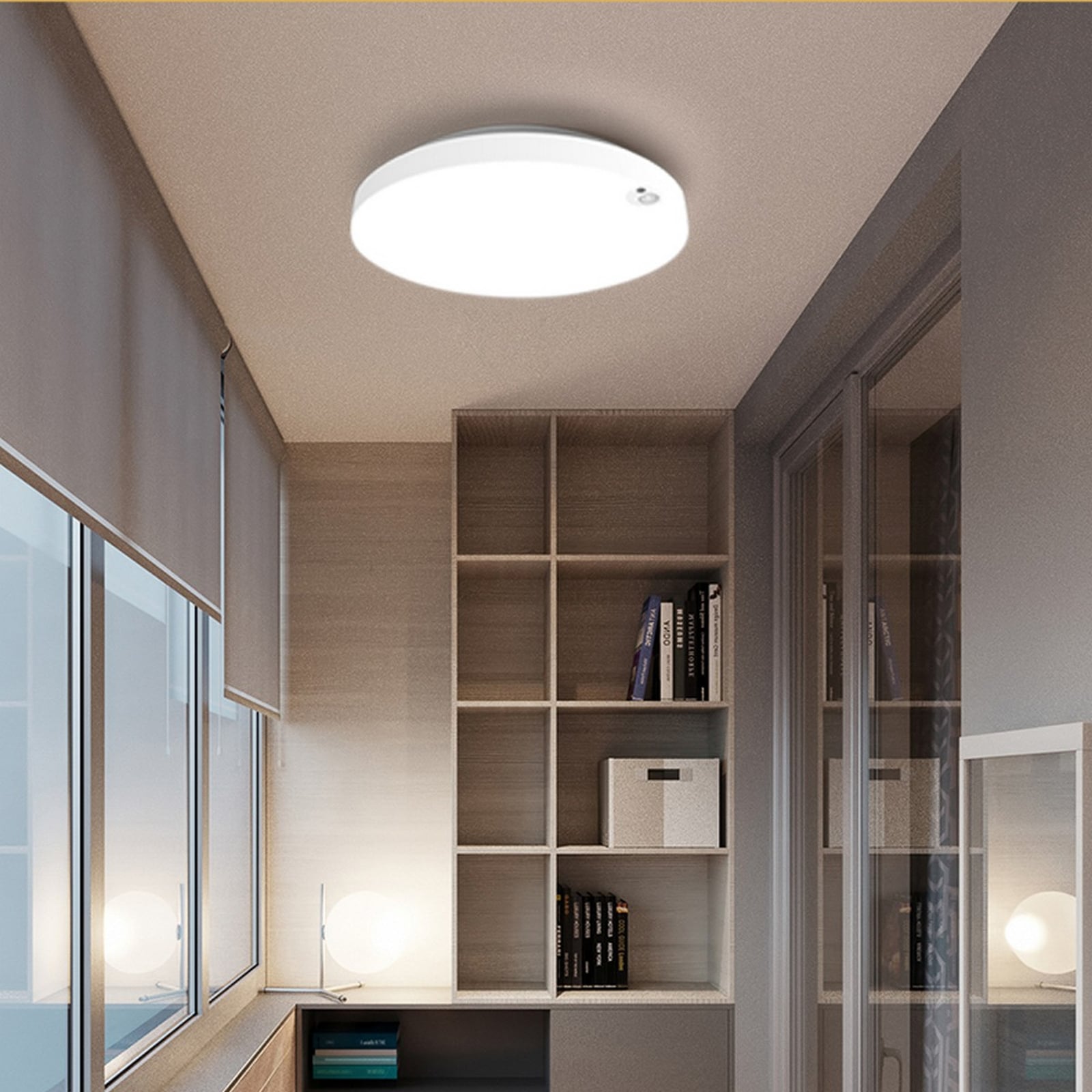 LED taklampe Allrounder med sensor justerbar fargetemperatur Ø23 cm bakside