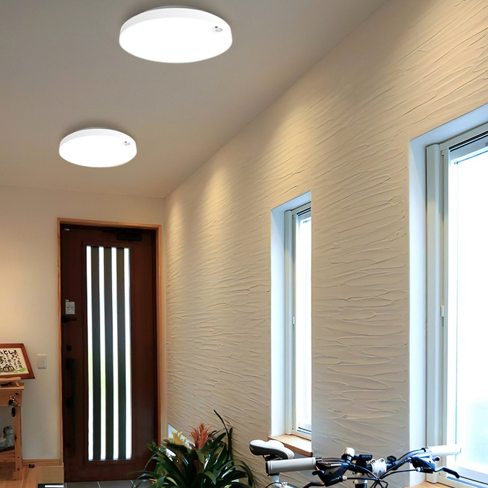 LED taklampe Allrounder med sensor justerbar fargetemperatur Ø23 cm detalj