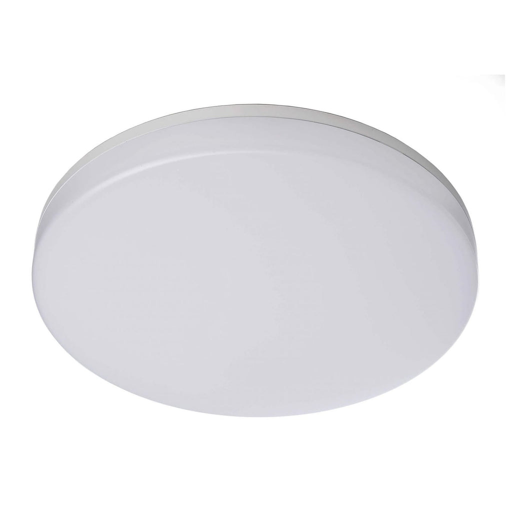 Detalj av LED taklampe Altais CCT IK10 hvit IP54 Ø28 cm